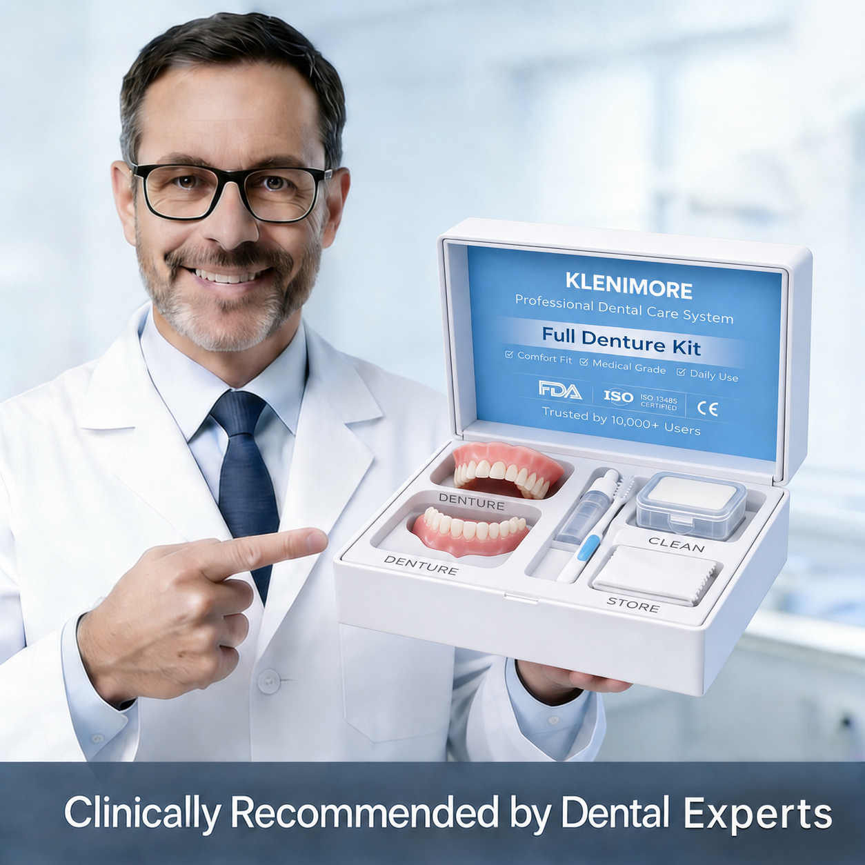 ⏰ KLENIMORE™ Custom-Fit Dentures  ENDS TODAY   70% OFF | Smile with Confidence