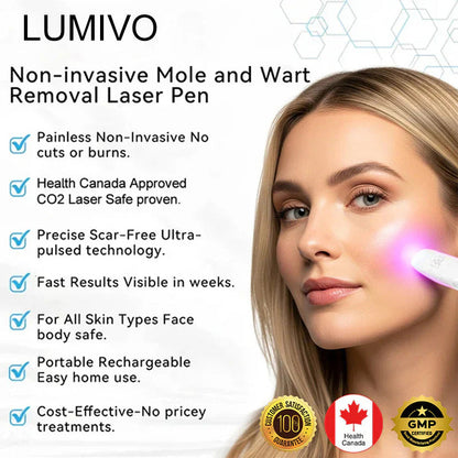 LUMIVO™ All-in-One CO₂ Laser Eraser Pen | Removes Moles, Warts, Skin Flaws & Pigmentation