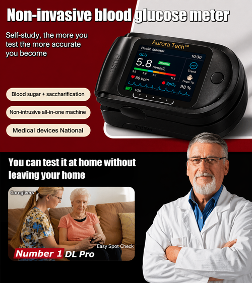 ⭐Aurora Tech™ Non-Invasive Blood Glucose Monitor | High-Precision 99.9% Accuracy | TGA Certified