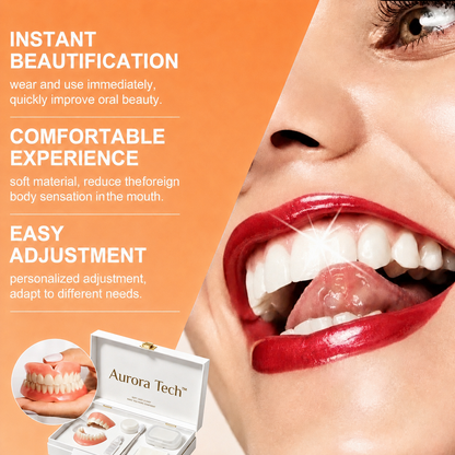 ⏰ Aurora Tech™ Custom-Fit Dentures  ENDS TODAY   70% OFF | Smile with Confidence