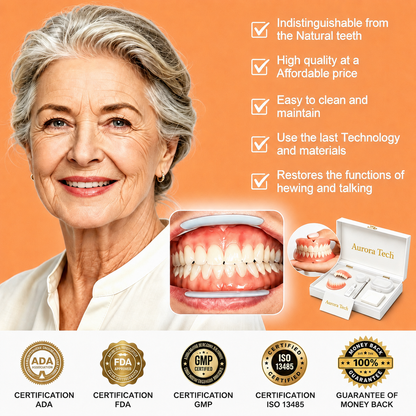 ⏰ Aurora Tech™ Custom-Fit Dentures  ENDS TODAY   70% OFF | Smile with Confidence