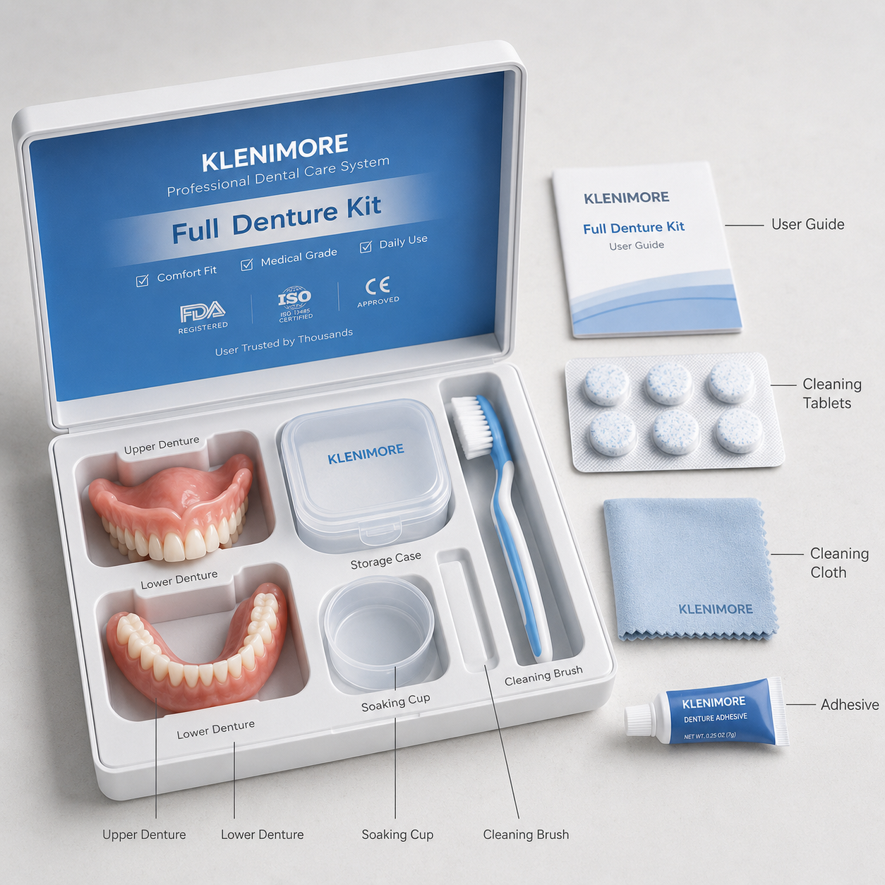 ⏰ KLENIMORE™ Custom-Fit Dentures  ENDS TODAY   70% OFF | Smile with Confidence