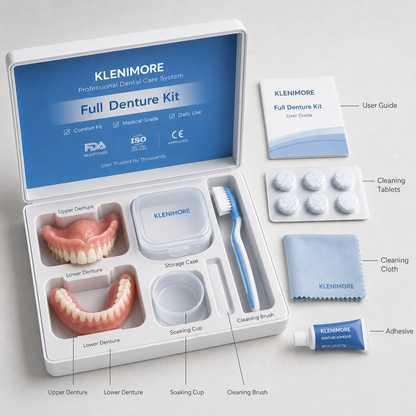 ⏰ KLENIMORE™ Custom-Fit Dentures  ENDS TODAY   70% OFF | Smile with Confidence