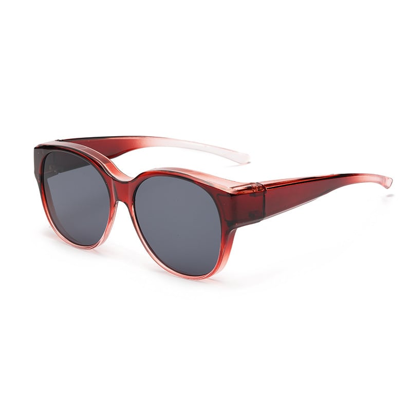 Gradient Red Grey Lens