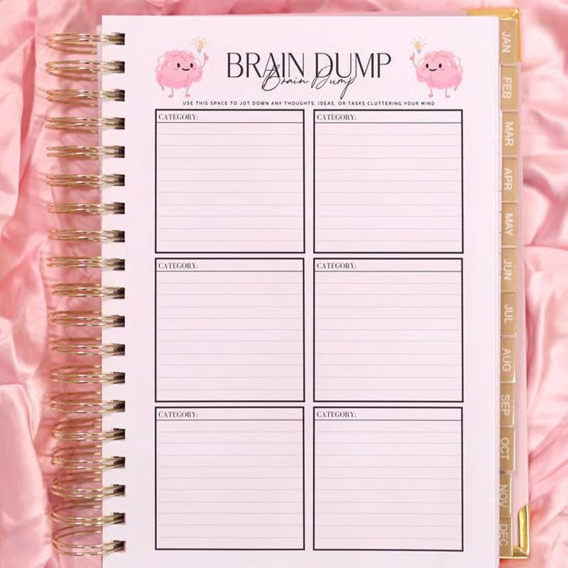 📅✍️2026 Daily Planner with Hourly Schedule - All-in-One Yearly, Monthly & Weekly Organizer(✨Hardcover)